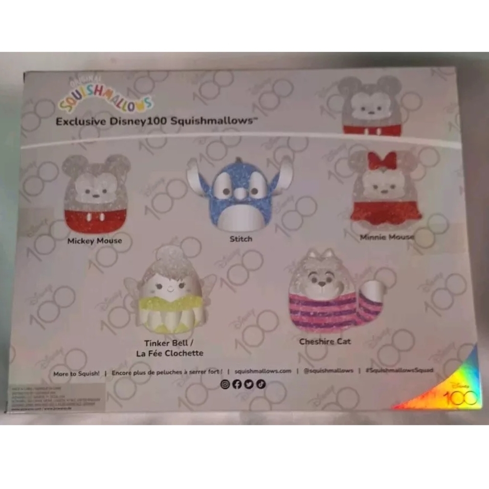 Squishmallows Disney 100 - 5pk box set New - Picture 8 of 8